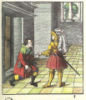 A messanger presents Queen Ehrenreich's letter to Theuerdank